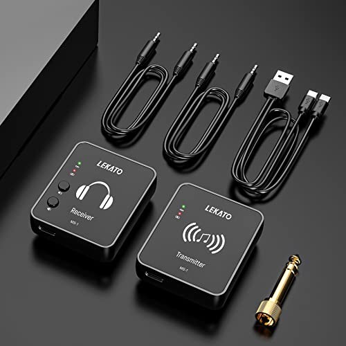 Wireless In Ear Monitor System 2.4GHz Stereo IEM Transmitter Receiver One to