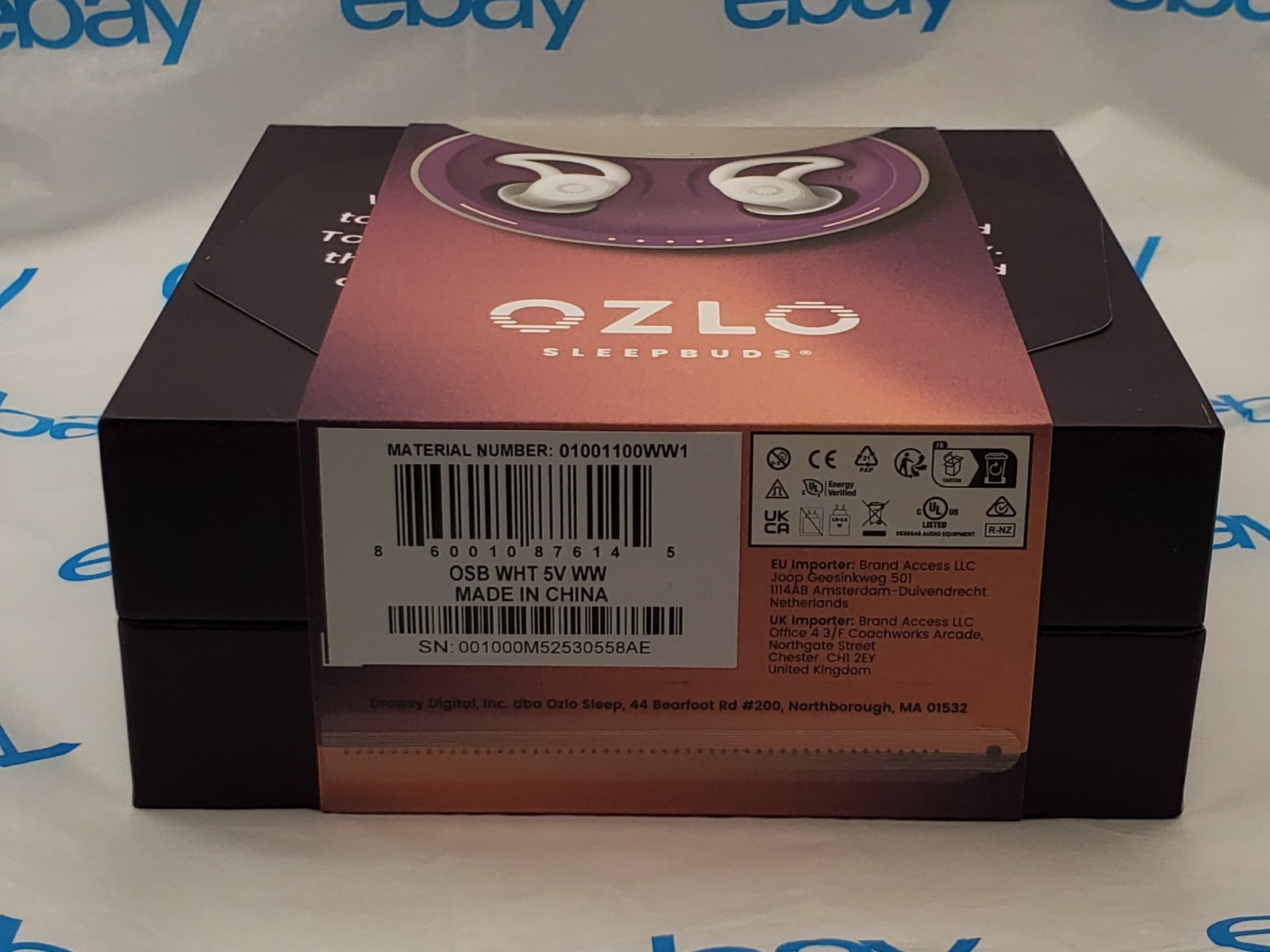 Ozlo Sleepbuds® Snore-Blocking Earbuds for Deep Sleep Noise Masking Earbuds NEW