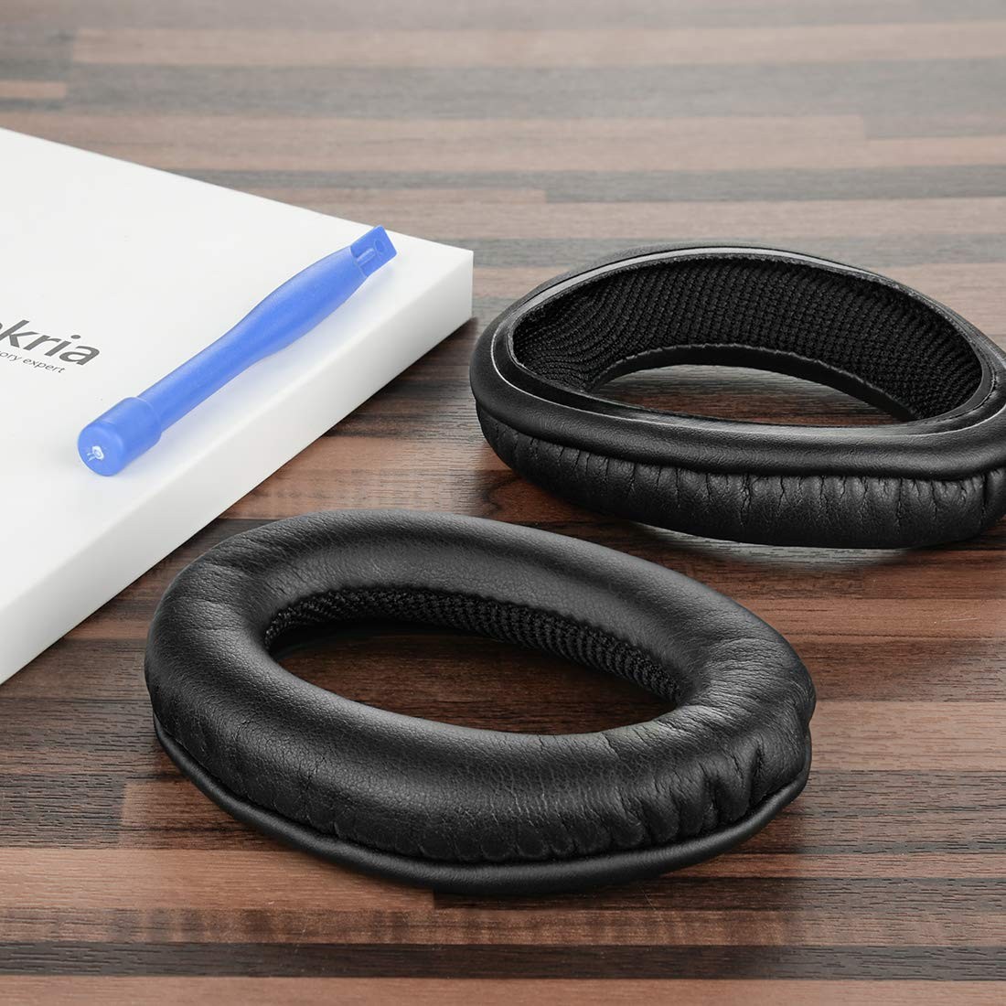 Geekria QuickFit Protein Leather Replacement Ear Pads for Sony MDR-NC60
