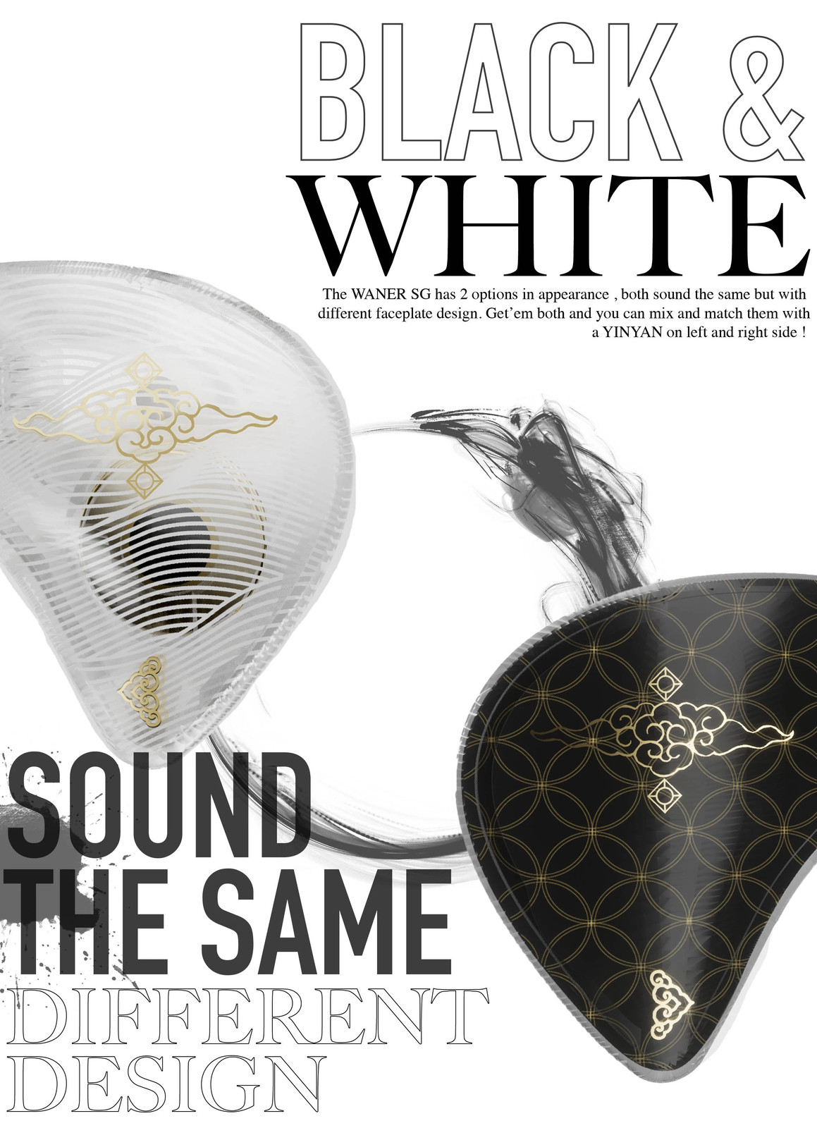 Audione TANGZU WAN ER SG Hifi in Ear New 10mm Dynamic Driver Earphone Detachab