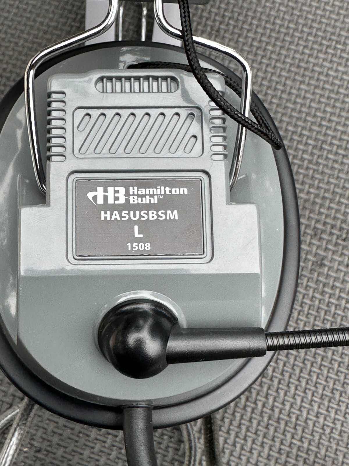Hamilton Buhl HA5USBSM Headphones With USB Plug And Volume Control