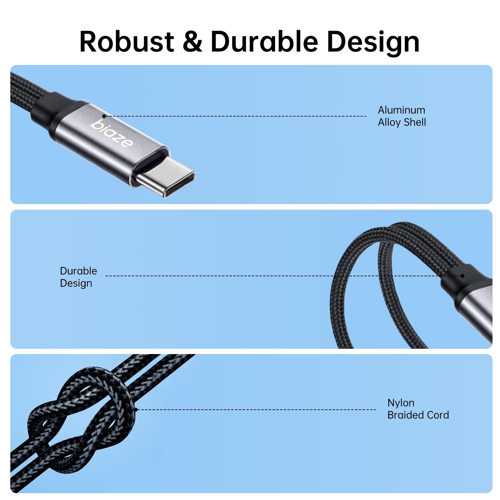 USB C to 3.5mm Headphone and Charger Adapter, 2-in-1 USB C to Aux Audio Jack and