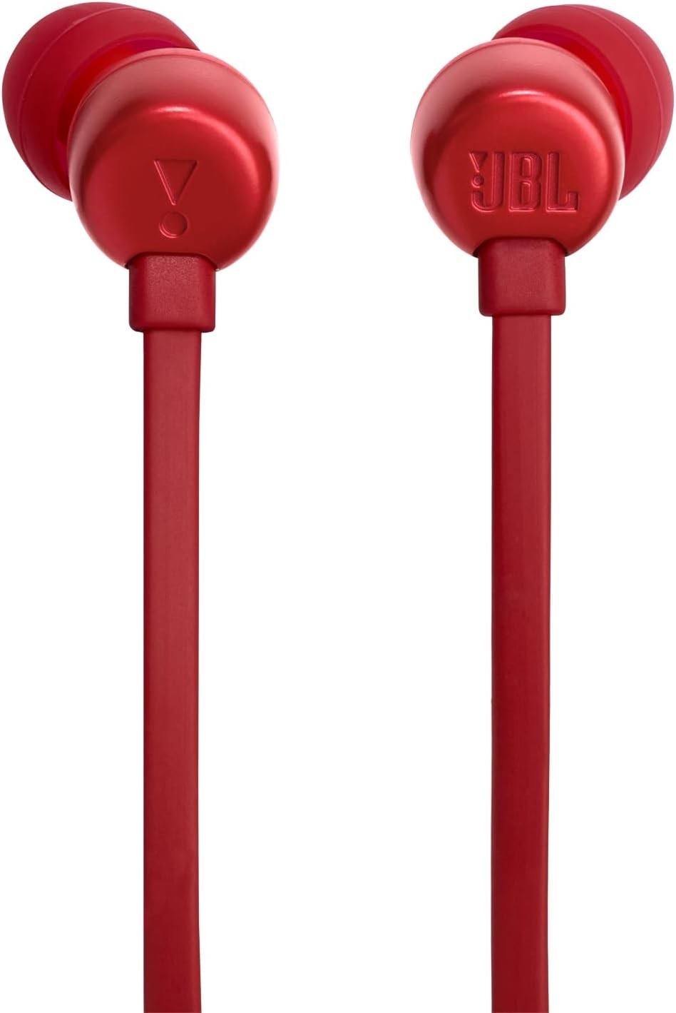 JBL Tune 310C USB-C Wired In-Ear Headphones – Red – Hi-Res Audio Pure Bass Mic