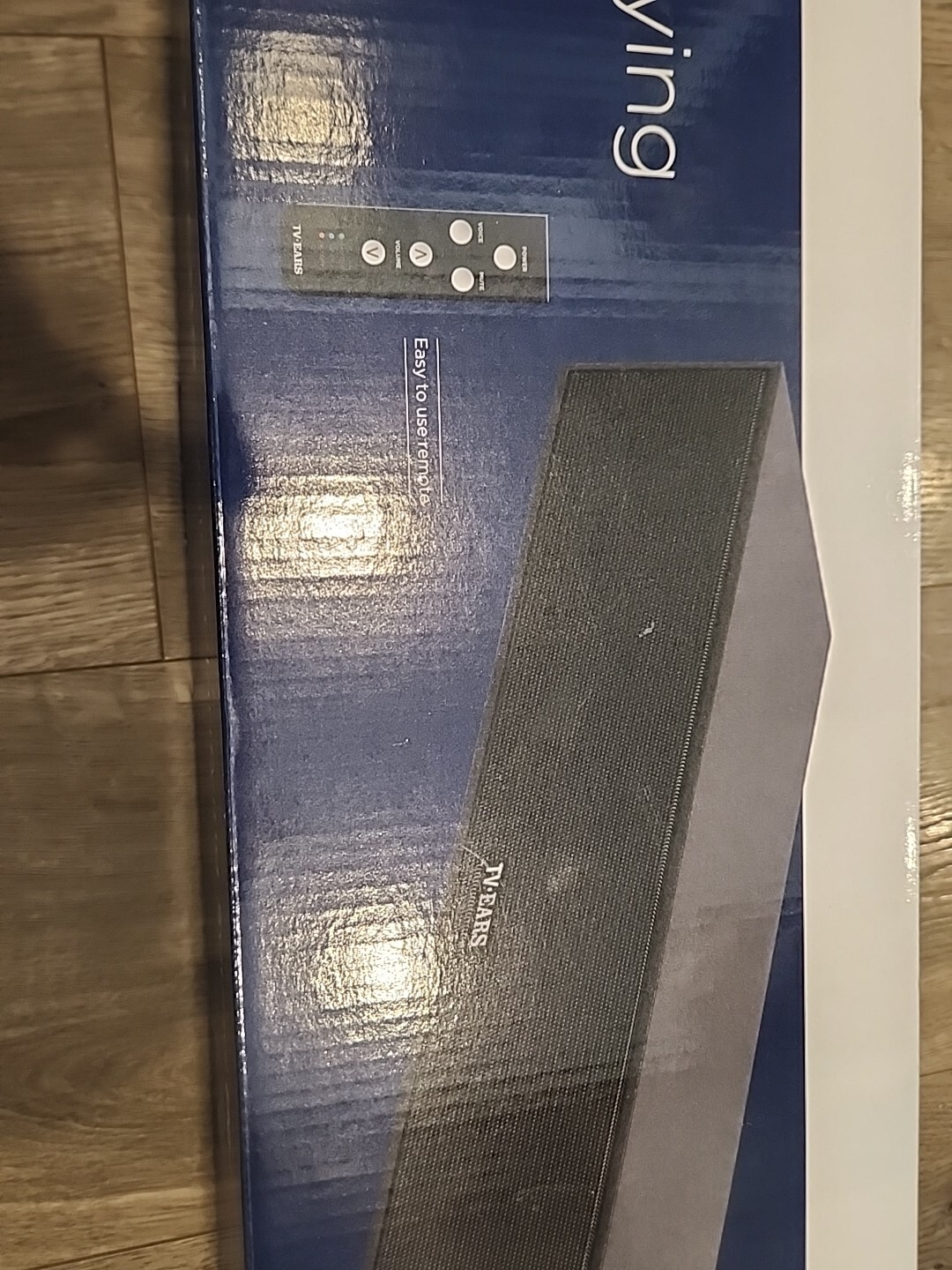TV•Ears® Voice Clarifying TV Sound Bar OPEN BOX NEW TV EARS WITH REMOTE