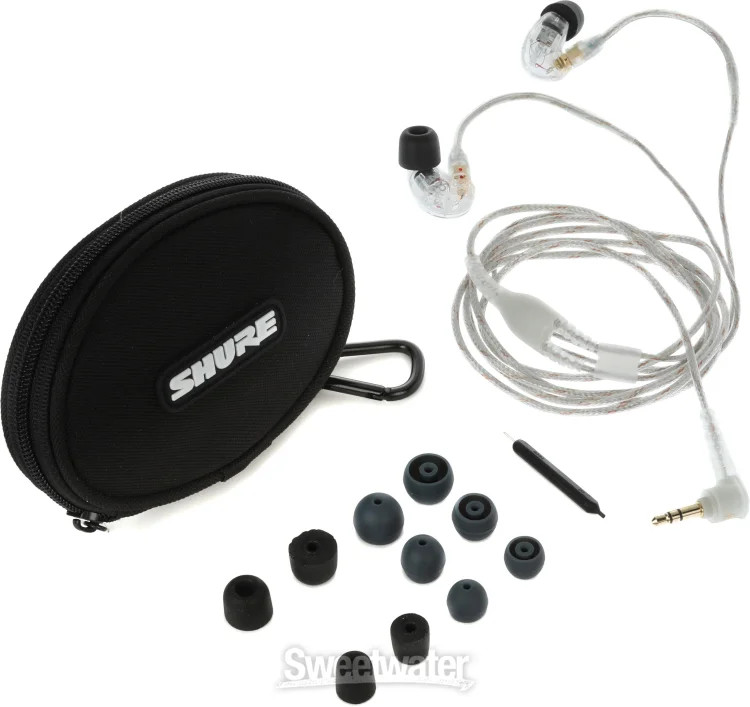 Shure SE215 Sound Isolating Earphones – Clear