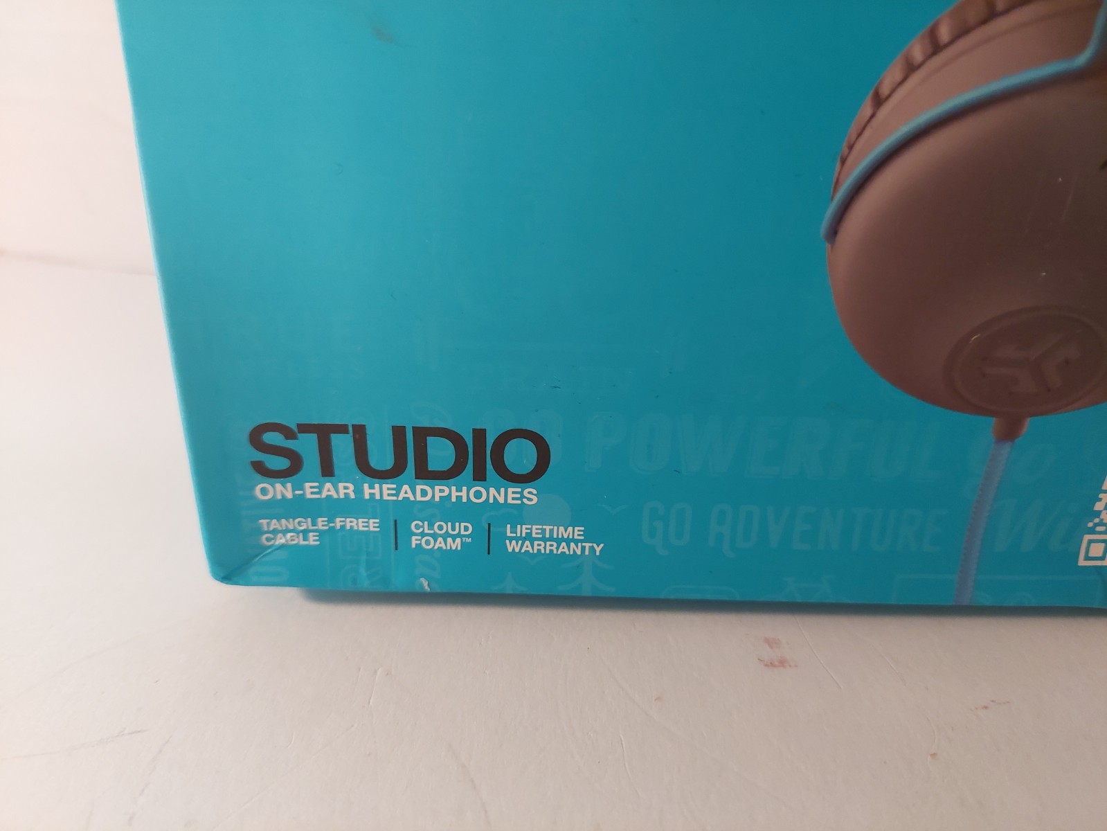 JLab Studio Wireless Bluetooth On Ear Headphones Cloud Foam Tangle Free New