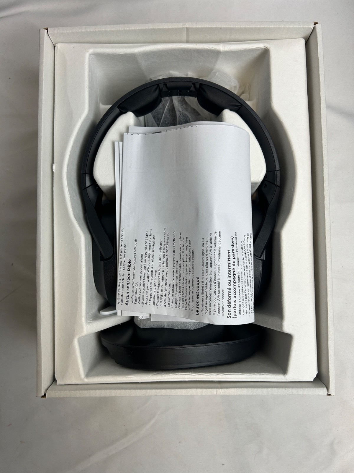 Sony WH-RF400 Wireless RF Home Theater Headphones with Charging Dock