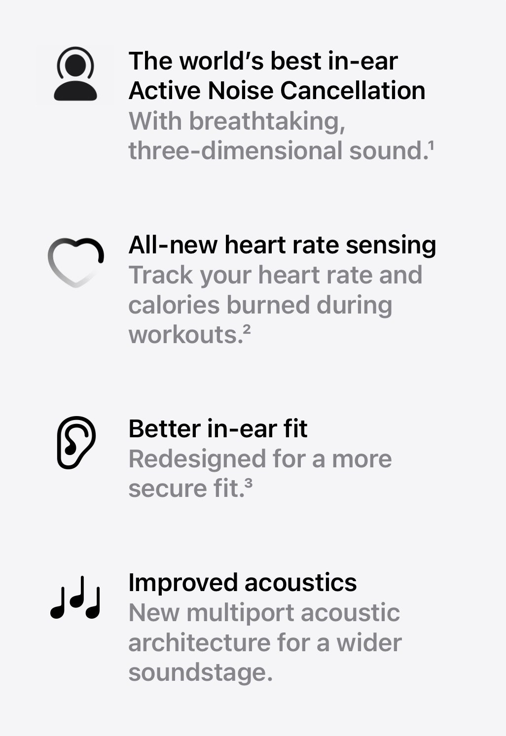 Apple AirPods Pro 3 In-Ear Earbuds Bluetooth Active Noise Cancellation