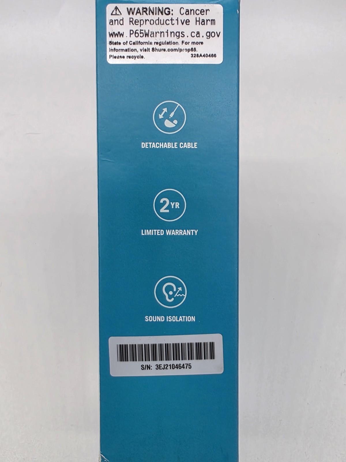 Shure SE215SPE BLUE Sound Isolating In-Ear DJ Monitoring Headphones/Earphones