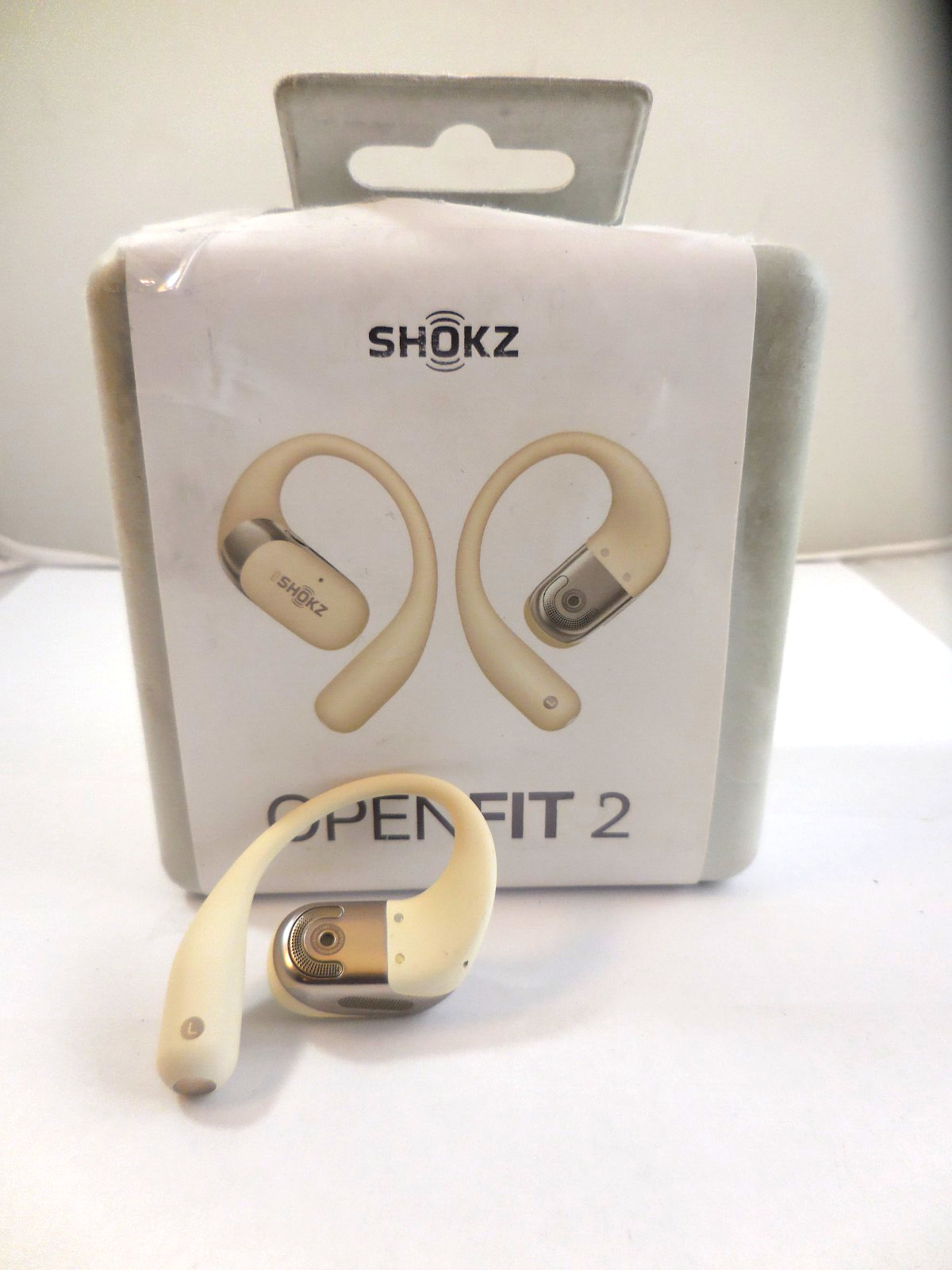 Shokz OpenFit 2 Open-Ear True Wireless replacement Left Earbud (T920)- Beige