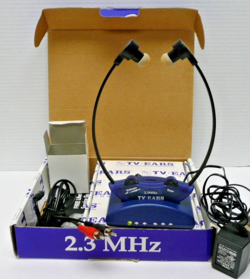 TV Ears 5.0 Wireless Headset System & Transmitter Tested/Work
