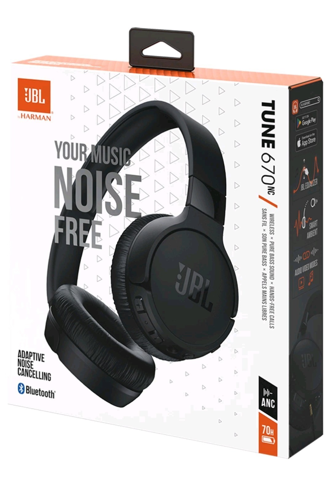 New JBL TUNE 670NC Noise Cancelling Bluetooth Headphones (FC3005023)