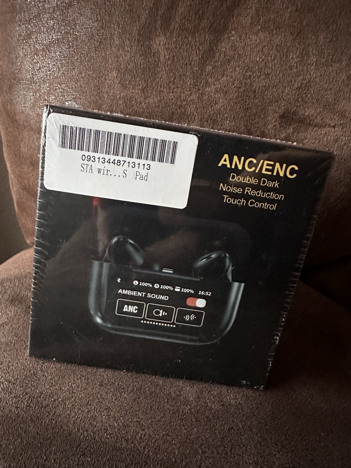 ANC/ENC Wireless Touch Control Earbuds Double Dark Noise Reduction