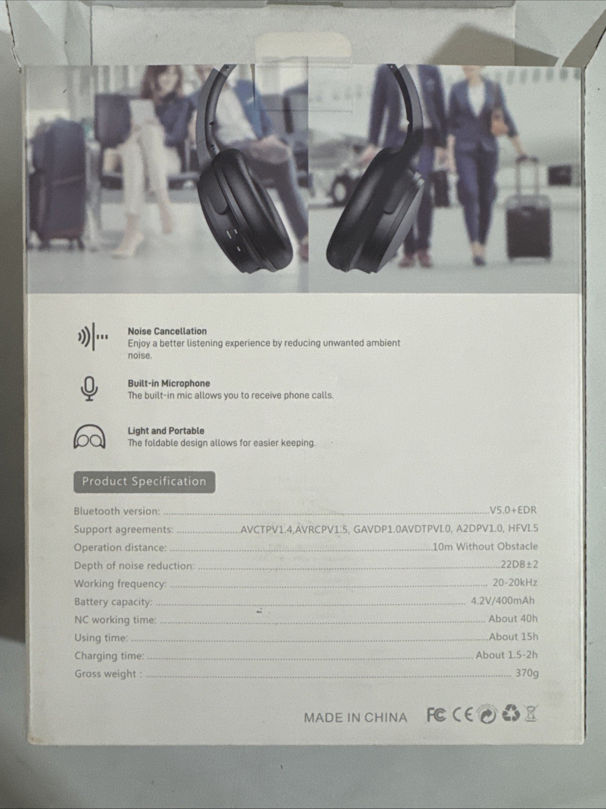 Wireless Headphones – Noise Cancelling – Vilinice No charger