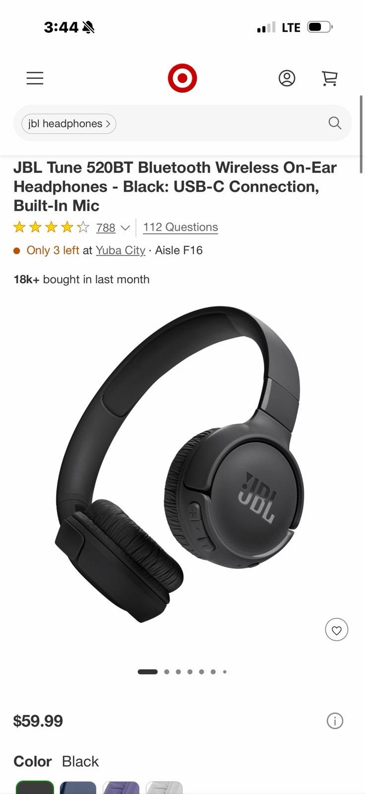 JBL Tune 520BT Wireless Bluetooth Headphones – Brand New Sealed