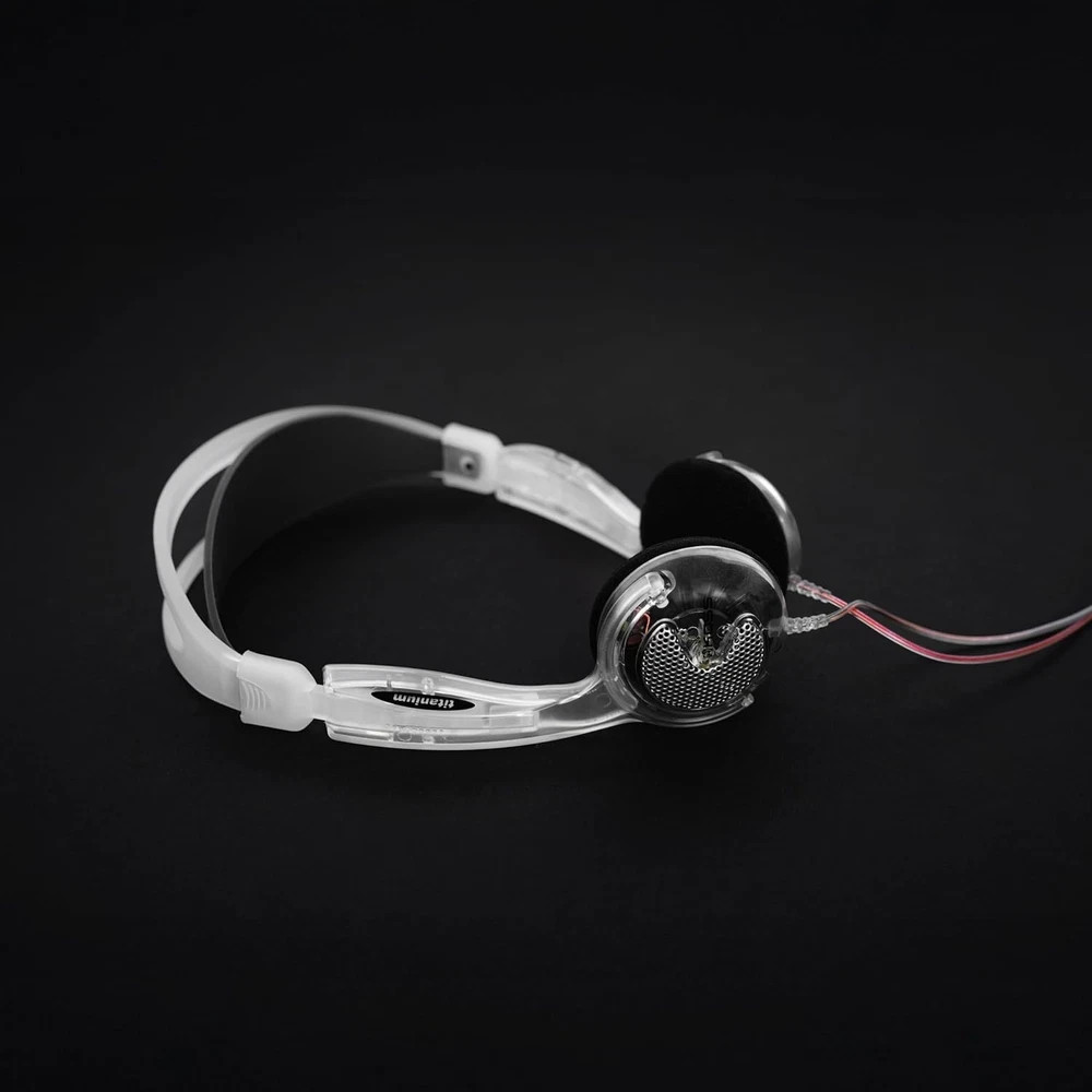 Koss KTXPRO1 Titanium Portable Headphones with Volume Control, Single, Standard