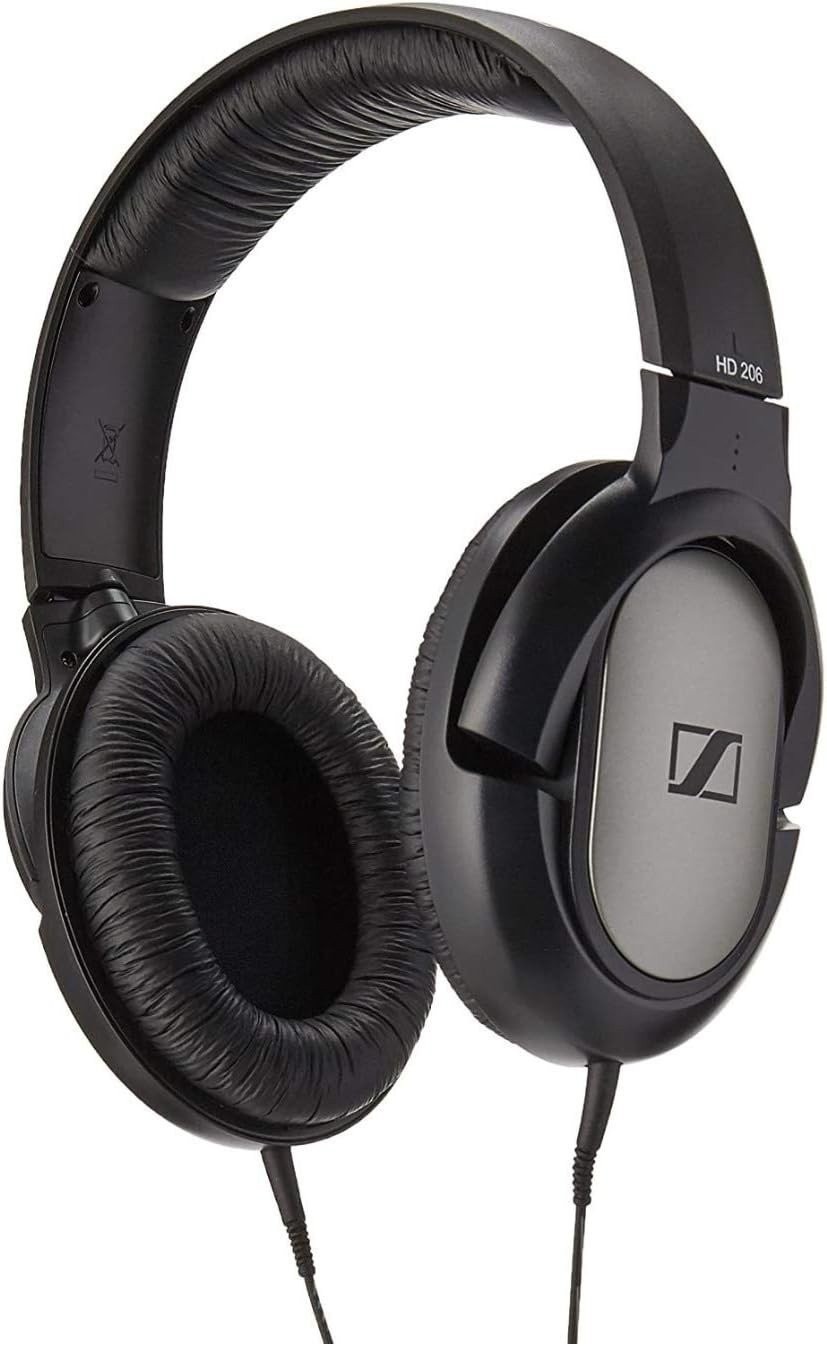 Sennheiser HD 206 Headphones Wired – Black