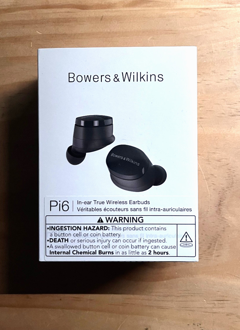 Bowers Wilkins Pi6 ANC Wireless In-Ear Storm Grey (Brand New Sealed Box)