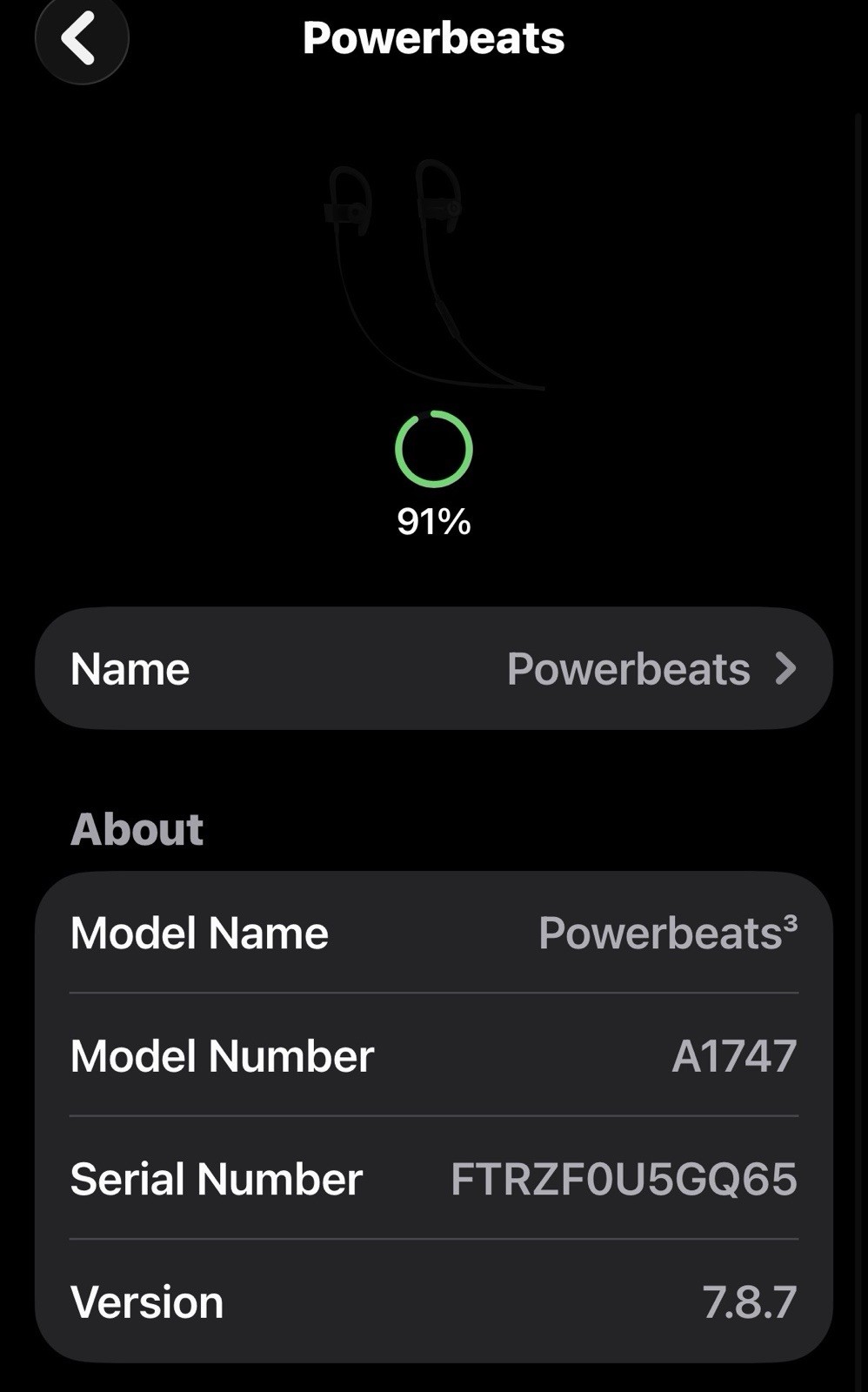 Beats Powerbeats3 Wireless A1747 Black Bluetooth Earphones Tested