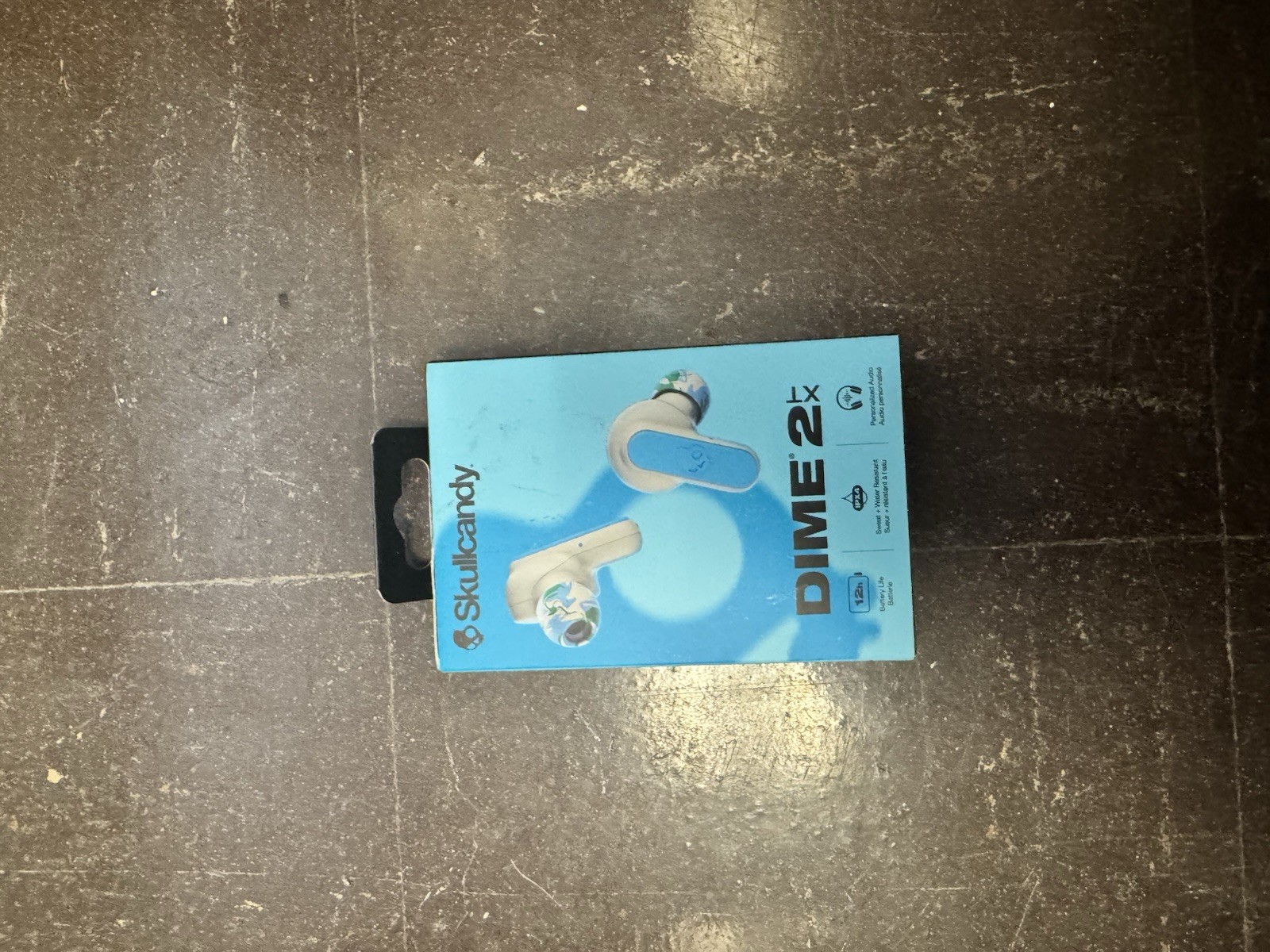 Skullcandy DIME XT2 True Earbuds – Light Blue Gray Brand New