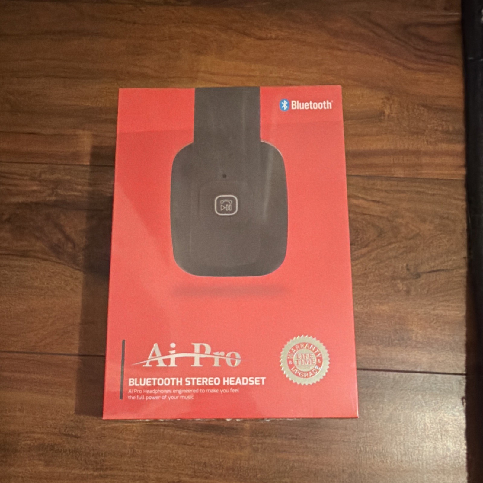 Ai Pro AiPro-200 Plus Bluetooth Noise Canceling Headband Headset Black Red