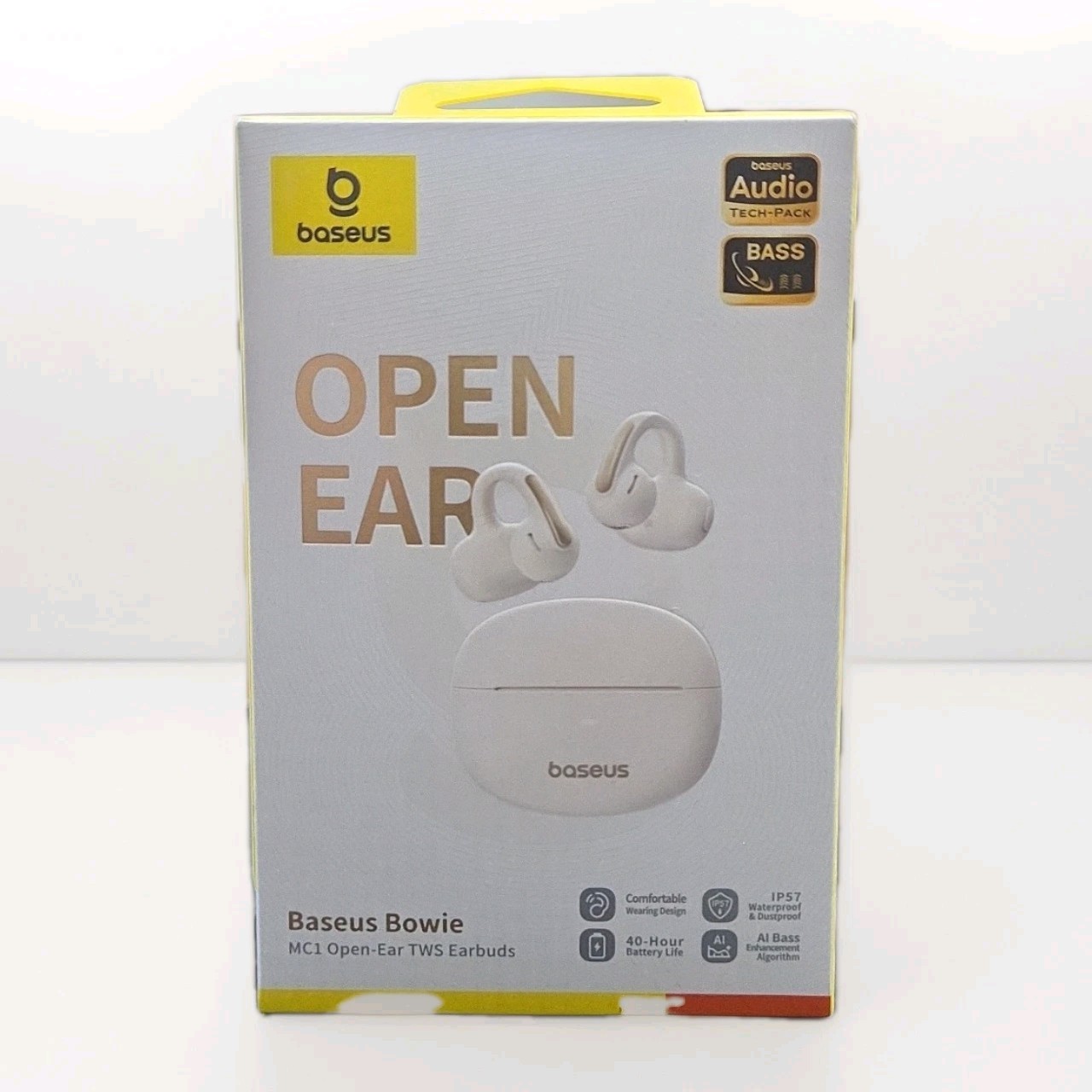 Baseus Bowie MC1 Open Ear Clip-On Earbuds Adaptive Comfort Anti-Drop Design