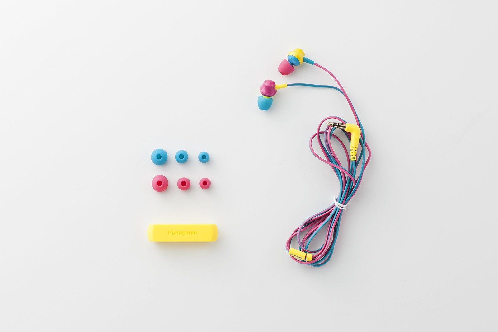 Panasonic In-Ear Earphones, DTS Headphone:X Compatible, Multi-Color, RP-HJE260-Z