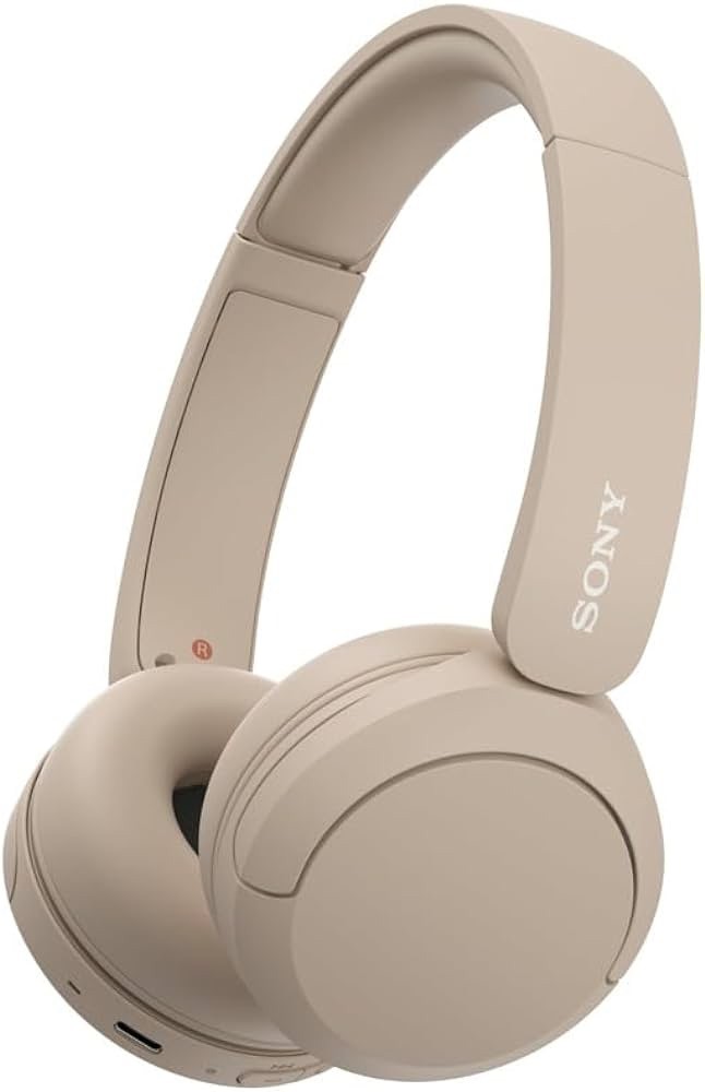 Sony WH-CH520 Over Ear Wireless Bluetooth Headphones WHCH520 – BEIGE