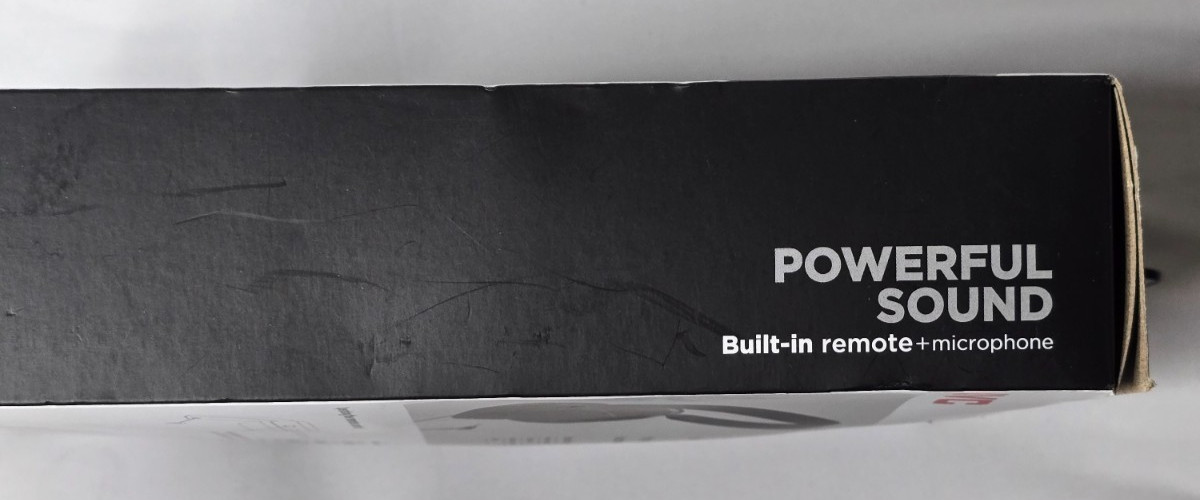 JVC Wired Over-Ear Headphones Powerful Sound Lightweight Black New Open Box