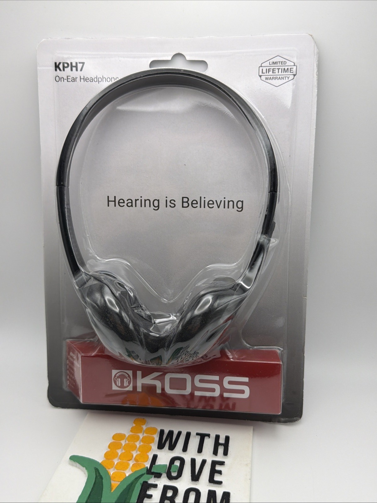 KOSS Stereophonic Personal Headphones model KPH7 New in sealed pkg