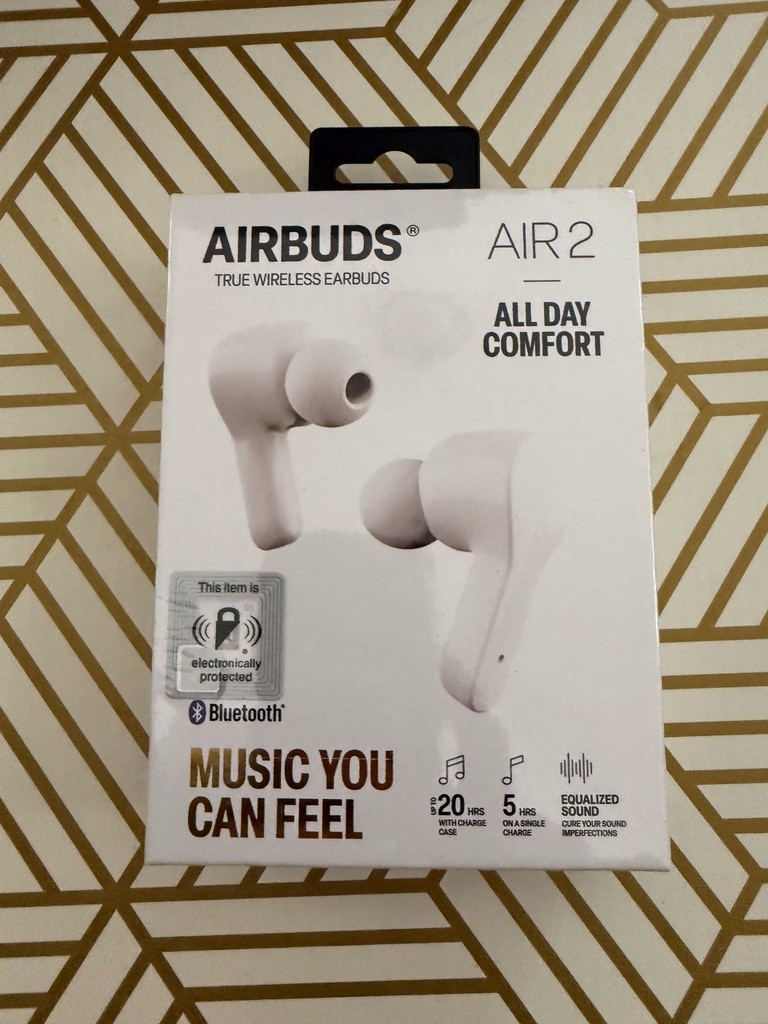 AIRBUDS Air2 True Wireless Bluetooth Earbuds – White