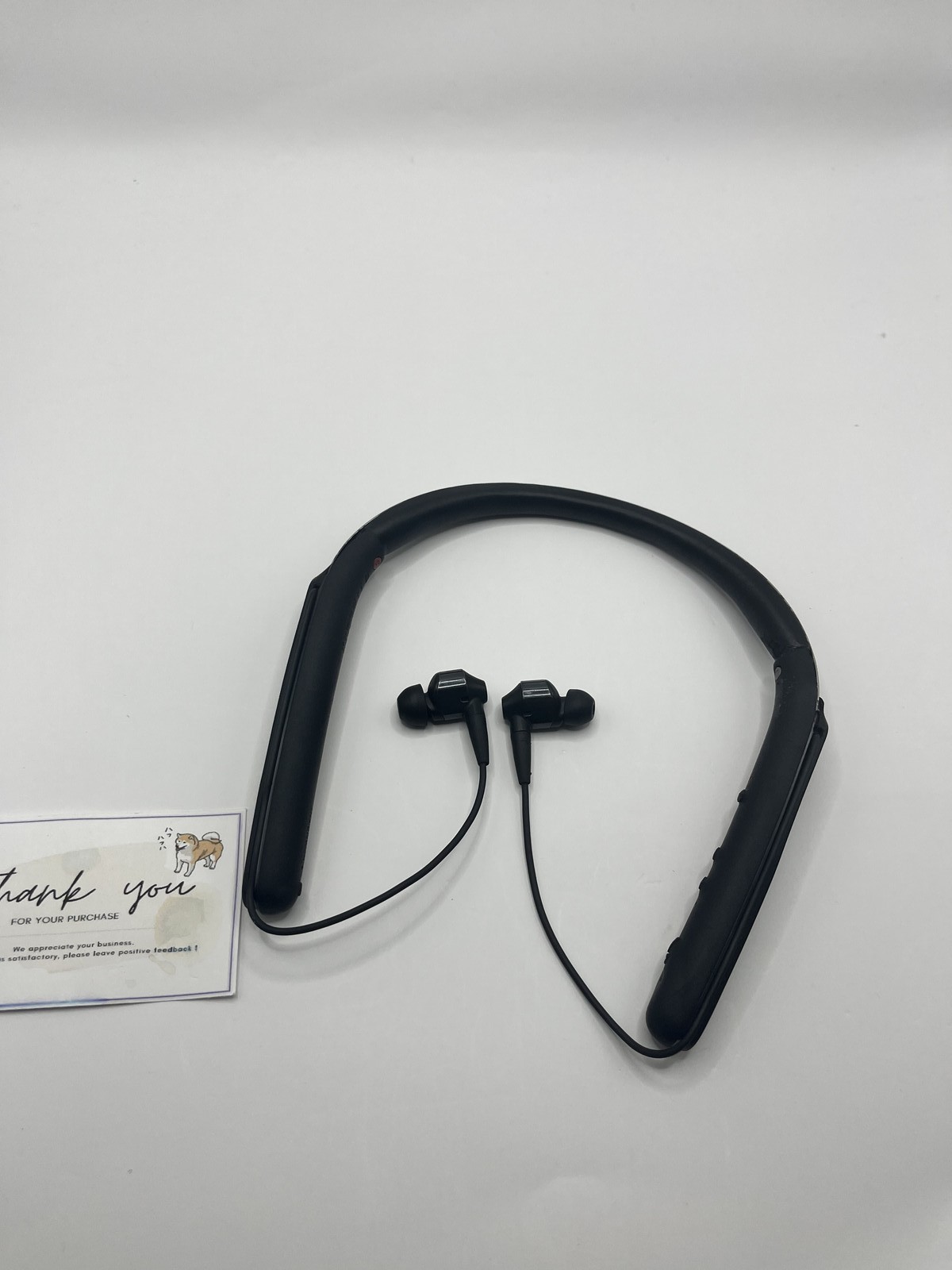 Sony WI-1000X Premium Neckband Noise Cancelling Bluetooth Headphones Black