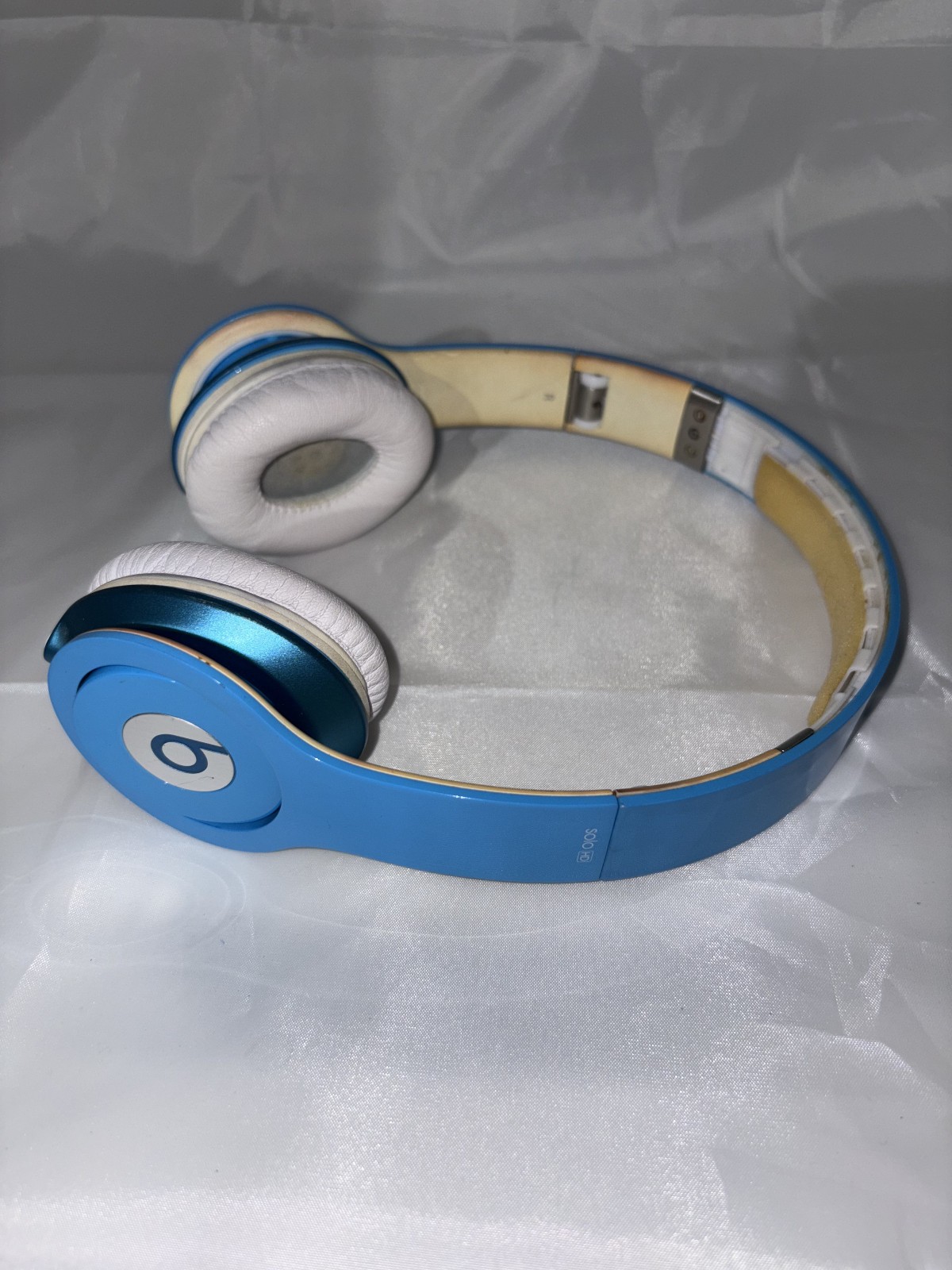 Beats Solo HD On-Ear Headphones Blue – With Case & Cable – Tested & Working USA