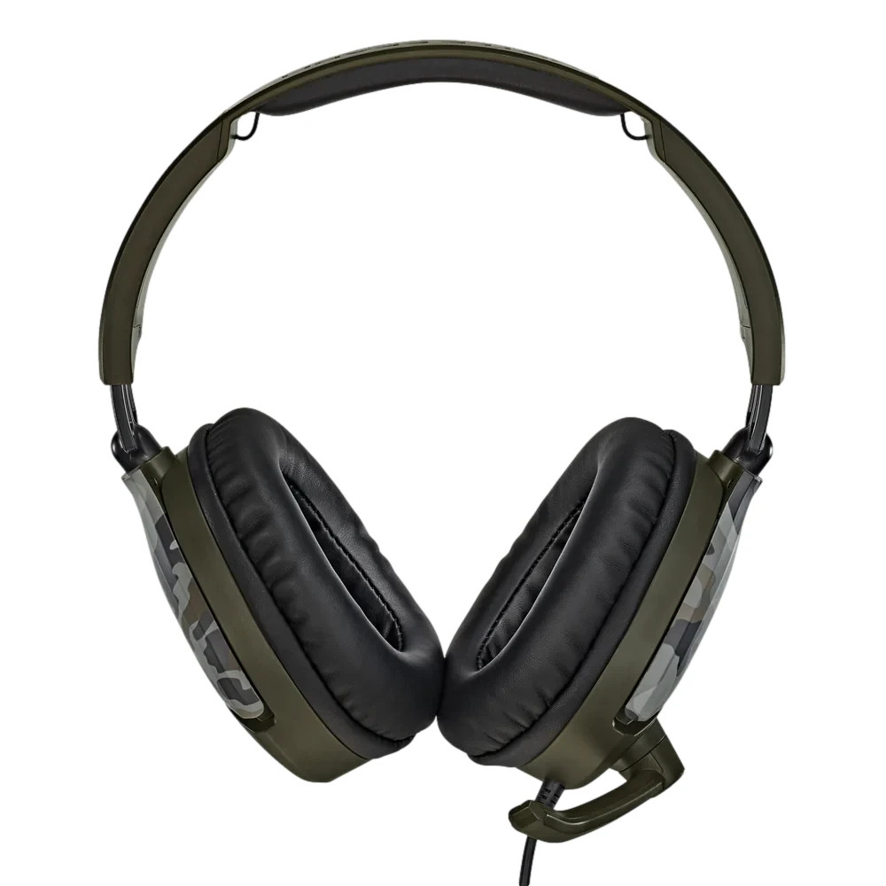 Turtle Beach RECON 70 Green Camo 3.5 Headphones 20Hz – 20KHz 40MM SPEAKERS