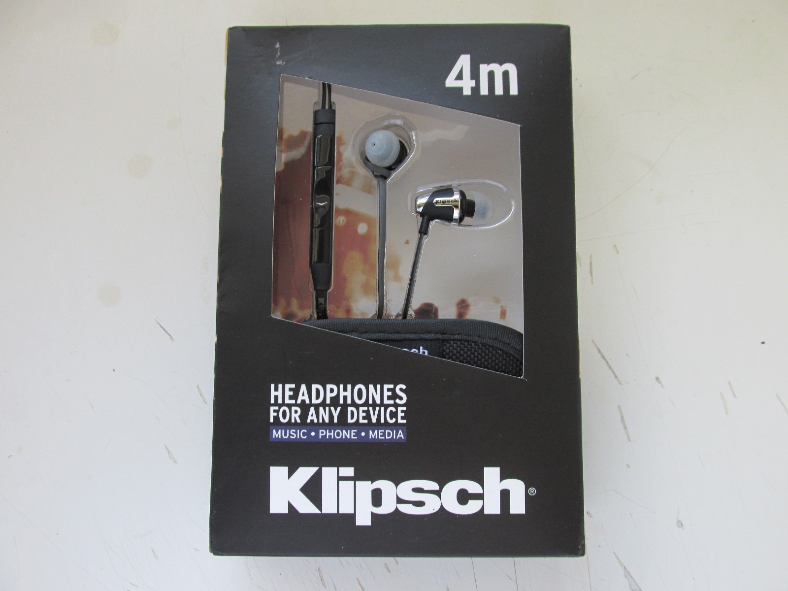 Klipsch 4M Wired In-ear Headphones..NEW