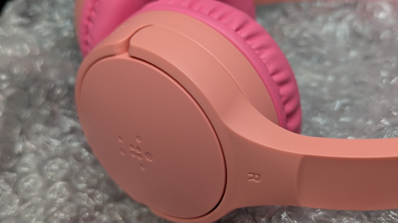Belkin SoundForm Mini Kids Wireless BT Headphones Built-in Microphone Pink ?New