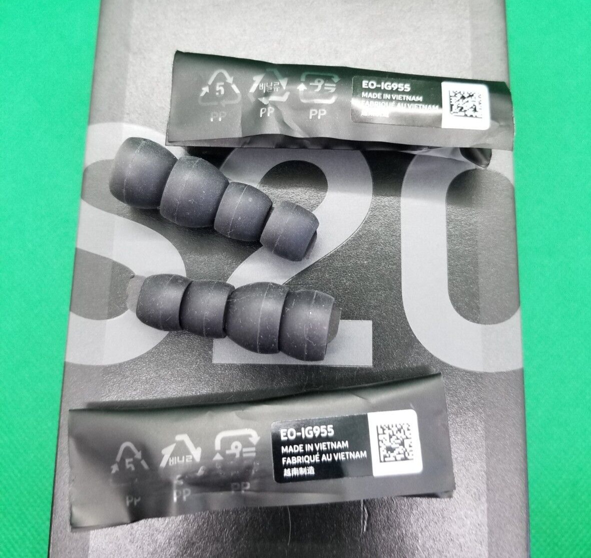 Samsung AKG EO-IG955 Spare Earbud Inserts ONLY Black New Original