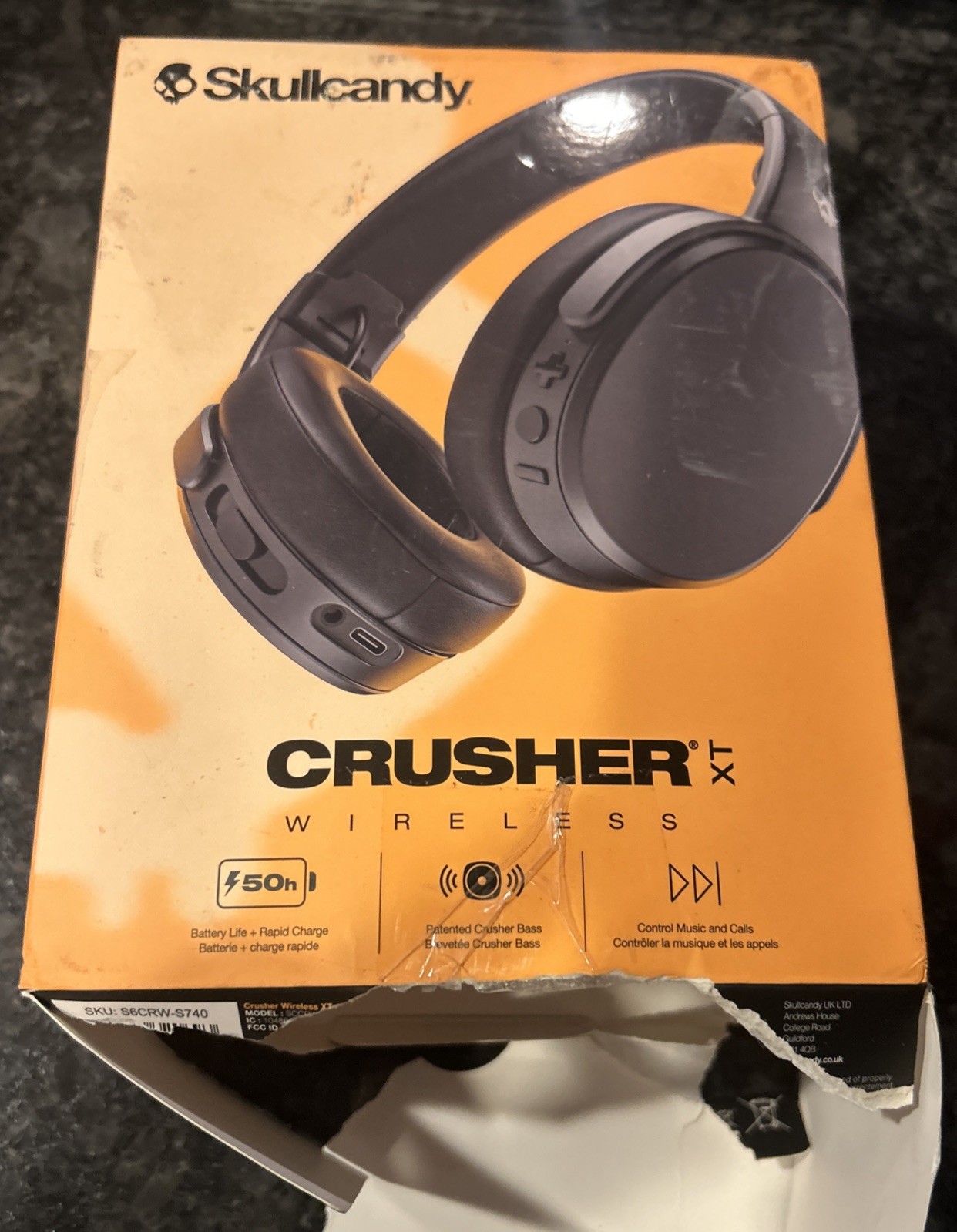 Skullcandy Crusher XT Wireless Foldable Over-Ear Headphones