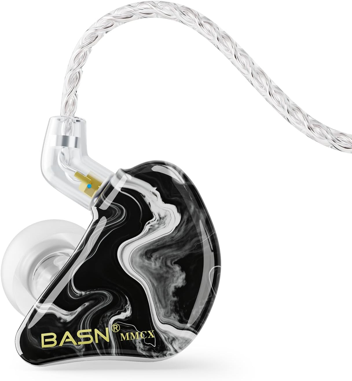 BASN Triple Driver in Ear Monitor Headphones for Musicians, Noise Isolating Earp