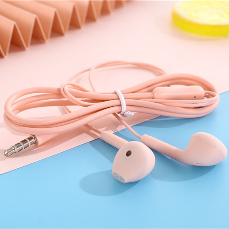 Headphones Wired Earphone White Headphones Earbuds 3.5mm Jack for Android iOS US