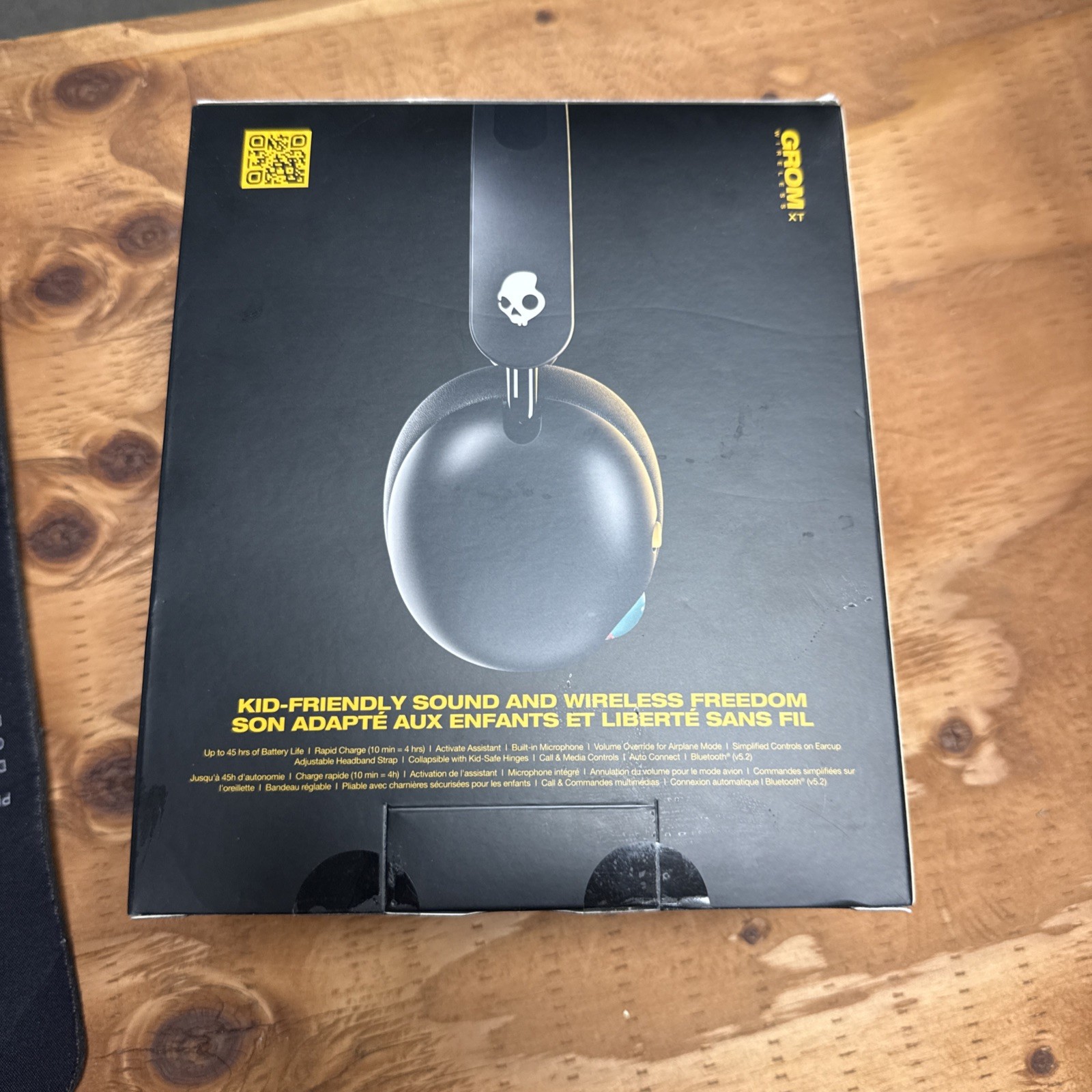 Skullcandy Grom XT Wireless Kid Friendly Over-the-Ear Headphones Children 6+