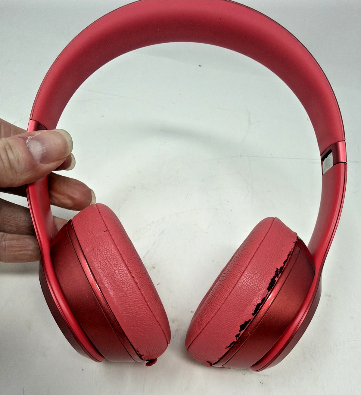 Beats By Dr Dre Solo2 On-Ear Headphones Pink Wired 3.5mm Stereo Foldable Audio