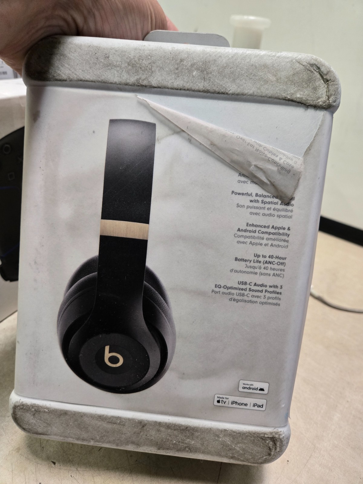 Beats Studio Pro Wireless Over-Ear Bluetooth Headphones Black Gold MC2N4LL/A