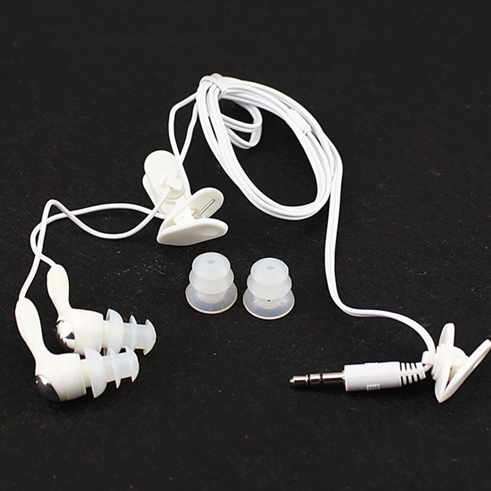 IPX8 Waterproof Earphones Earbud in 3.5mm Jack Swimming MP3 Player Headphone