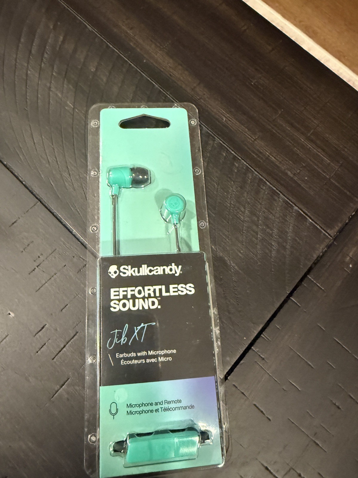 Skullcandy Effortless Sound Jib Earbuds w/Microphone, Teal