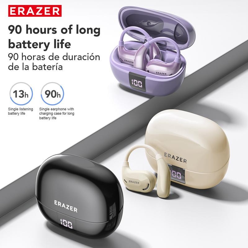 ERAZER XT66PRO Wireless Earbuds Bluetooth Headset AI Translator Beige+Earbag