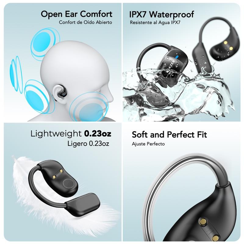 ERAZER XF23 Wireless Earbud Bluetooth Headset AI Translator Headphone LED Screen