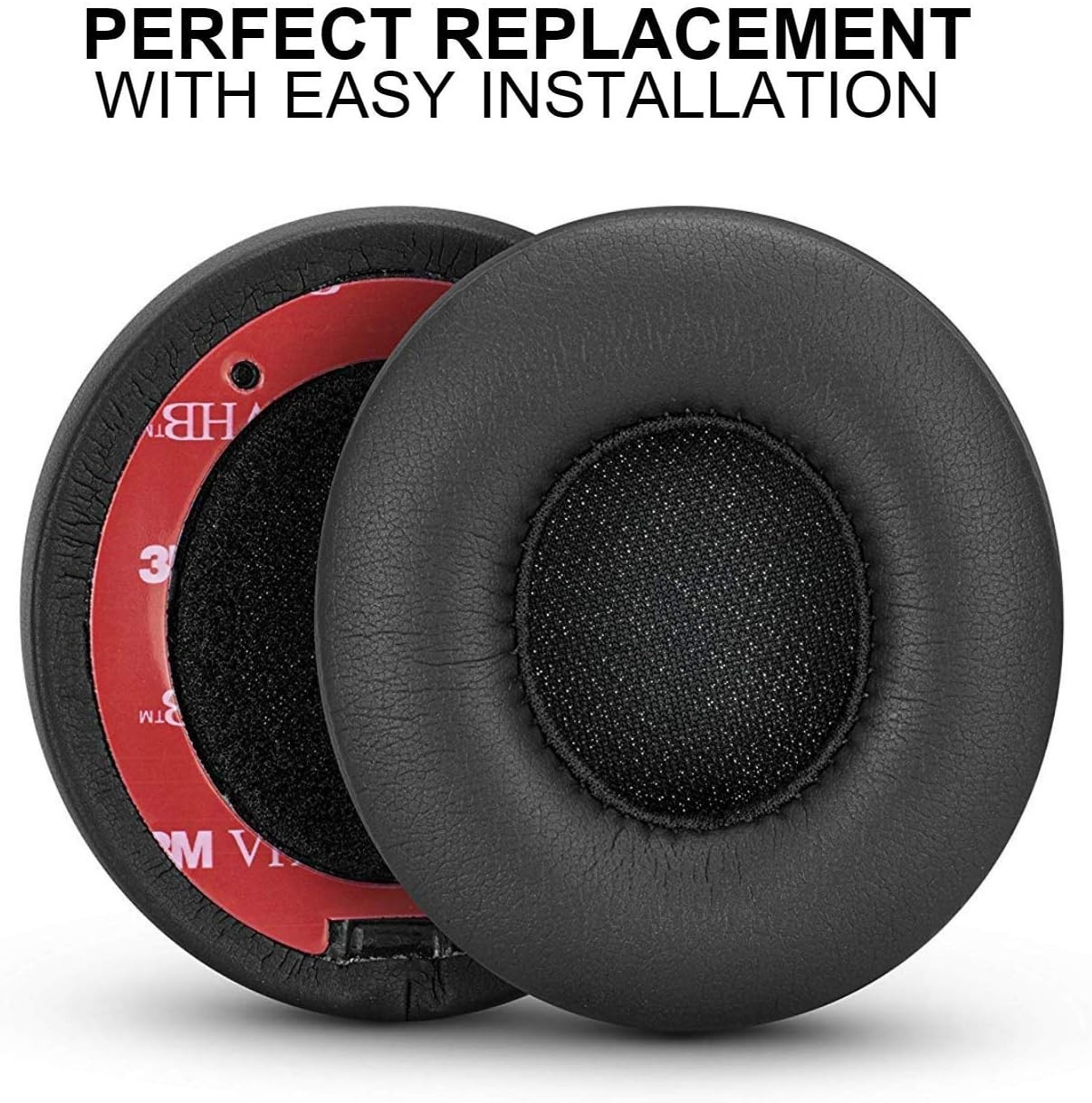 Replacement Ear Pads for Solo 2 / Solo 3 On-Ear Headphones – Memory Foam Cushion
