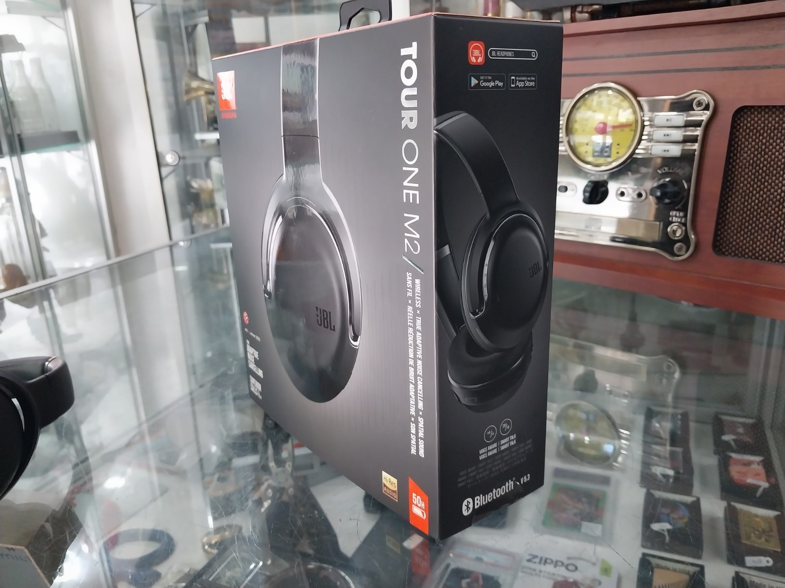 JBL Tour One M2 True Wireless Over-Ear Noise Cancelling Headphones Black IN BOX