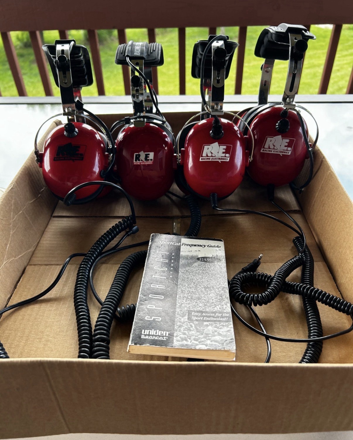 Four Racing Electronics RE-48 Communication Headset NASCAR w/Volume